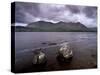 Lough Inagh and Bencorr, 710 M, Connemara, County Galway, Connacht, Republic of Ireland, Europe-Patrick Dieudonne-Stretched Canvas