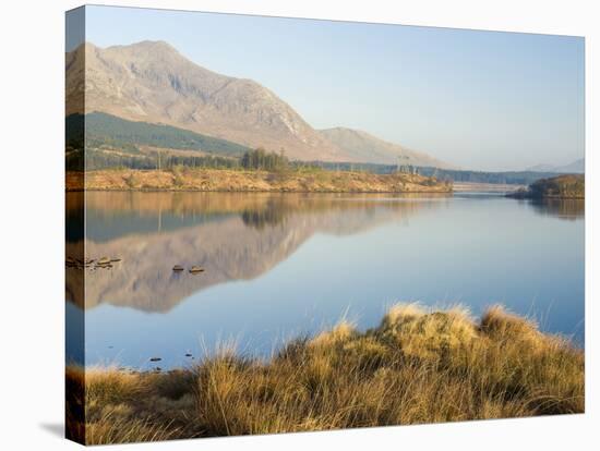 Lough Inagh at Dawn, Connemara, County Galway, Connacht, Republic of Ireland, Europe-Ben Pipe-Stretched Canvas