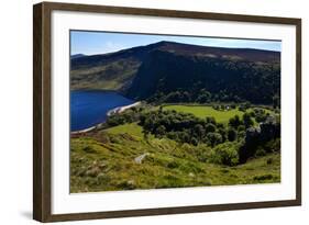 Lough Tay Below Luggala Mountain, County Wicklow National Park, Ireland-null-Framed Photographic Print