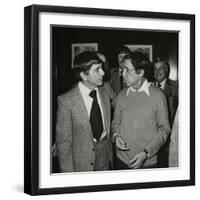 Louie Bellson and Buddy Rich at the International Drummers Association Meeting, 1978-Denis Williams-Framed Premium Photographic Print