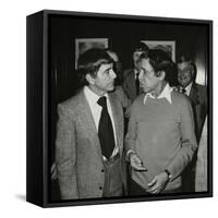 Louie Bellson and Buddy Rich at the International Drummers Association Meeting, 1978-Denis Williams-Framed Stretched Canvas