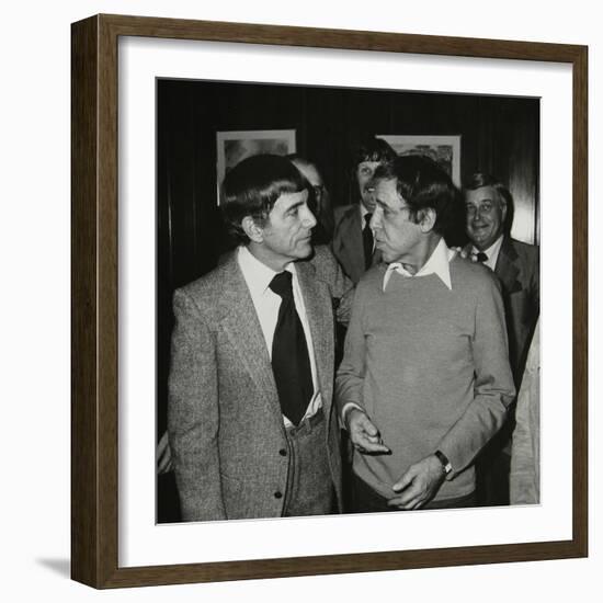Louie Bellson and Buddy Rich at the International Drummers Association Meeting, 1978-Denis Williams-Framed Photographic Print