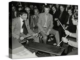 Louie Bellson and Buddy Rich at the International Drummers Association Meeting. London, 1978-Denis Williams-Stretched Canvas