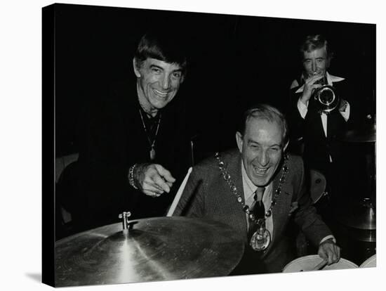 Louie Bellson Bill Berry at the Forum Theatre, Hatfield, Hertfordshire, 7 November 1979-Denis Williams-Stretched Canvas