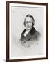 Louis Agassiz, Swiss-American Naturalist-F Croll-Framed Art Print