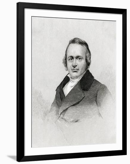 Louis Agassiz, Swiss-American Naturalist-F Croll-Framed Art Print