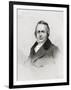 Louis Agassiz, Swiss-American Naturalist-F Croll-Framed Art Print