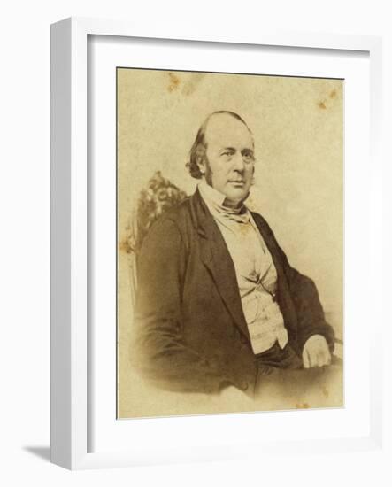 Louis Agassiz, Swiss-American Polymath-Science Source-Framed Giclee Print