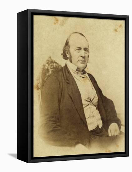 Louis Agassiz, Swiss-American Polymath-Science Source-Framed Stretched Canvas