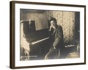 Louis-Albert Bourgault-Ducoudray French Composer and Musicologist-Henri Manuel-Framed Photographic Print
