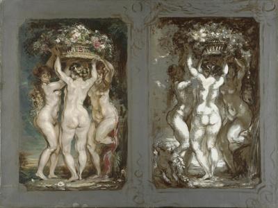 Two Studies for 'The Three Graces'