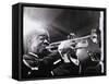 Louis Armstrong (1900-71)-American Photographer-Framed Stretched Canvas