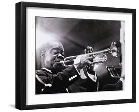 Louis Armstrong (1900-71)-American Photographer-Framed Photographic Print