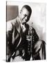 Louis Armstrong, American Jazz Musician-Science Source-Stretched Canvas