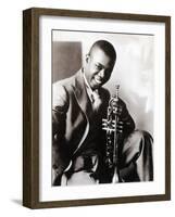 Louis Armstrong, American Jazz Musician-Science Source-Framed Giclee Print