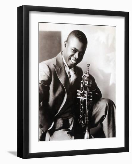 Louis Armstrong, American Jazz Musician-Science Source-Framed Giclee Print