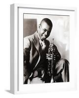 Louis Armstrong, American Jazz Musician-Science Source-Framed Giclee Print