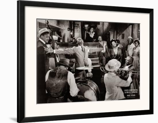 Louis Armstrong and Billie Holiday-Phil Stern-Framed Art Print