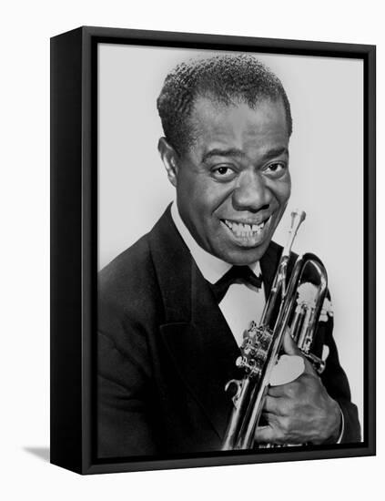 Louis Armstrong C. 1947-null-Framed Stretched Canvas