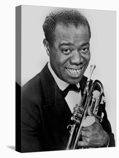 Louis Armstrong C. 1947-null-Stretched Canvas