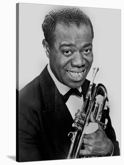 Louis Armstrong C. 1947-null-Stretched Canvas