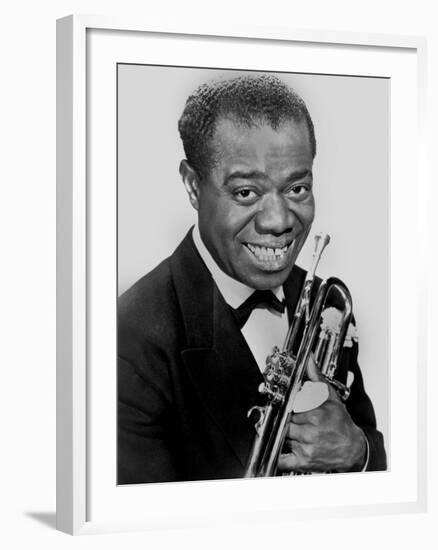 Louis Armstrong C. 1947-null-Framed Photo