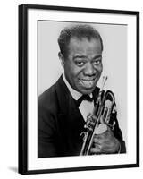 Louis Armstrong C. 1947-null-Framed Photo