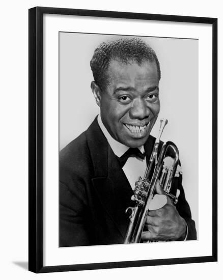 Louis Armstrong C. 1947-null-Framed Photo