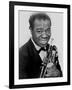 Louis Armstrong C. 1947-null-Framed Photo