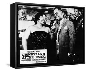 Louis Armstrong, Disneyland (1954)-null-Framed Stretched Canvas