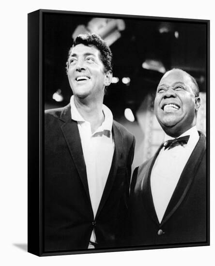 Louis Armstrong - The Dean Martin Show-null-Framed Stretched Canvas