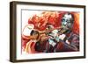Louis Armstrong: What a Wonderful World-Shen-Framed Premium Giclee Print