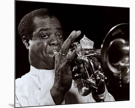 Louis Armstrong-William P^ Gottlieb-Mounted Art Print