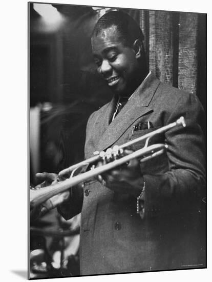 Louis Armstrong-Carl Mydans-Mounted Premium Photographic Print