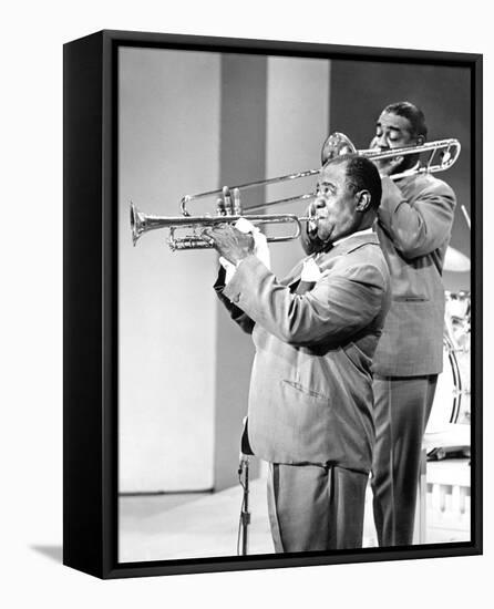 Louis Armstrong-null-Framed Stretched Canvas