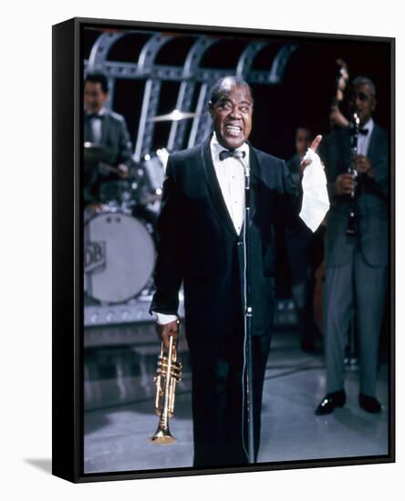 Louis Armstrong-null-Framed Stretched Canvas