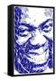 Louis Armstrong-Cristian Mielu-Framed Stretched Canvas