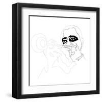 Louis Armstrong-Logan Huxley-Framed Art Print