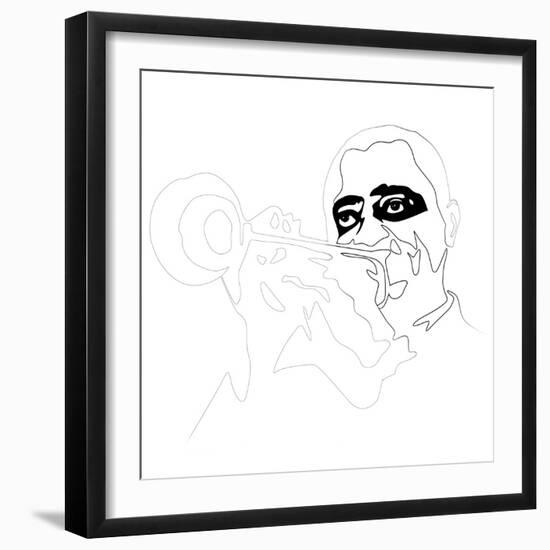 Louis Armstrong-Logan Huxley-Framed Art Print