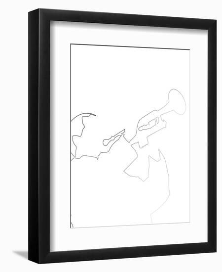 Louis Armstrong-Logan Huxley-Framed Art Print