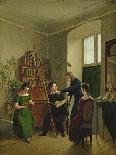 The Artist in His Studio, 1828-Louis Asher-Framed Giclee Print