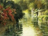 Sunlight: the Rio Sant'aponal, Venice, (Oil on Canvas)-Louis Aston Knight-Framed Giclee Print