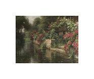 Sunlight: the Rio Sant'aponal, Venice, (Oil on Canvas)-Louis Aston Knight-Framed Giclee Print