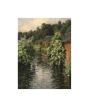 Sunlight: the Rio Sant'aponal, Venice, (Oil on Canvas)-Louis Aston Knight-Giclee Print