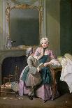 The Reading Lesson, 1740-Louis Aubert-Giclee Print