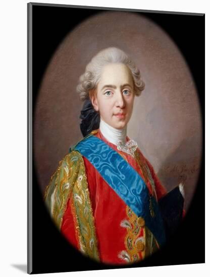 Louis-Auguste, Duc De Berry (1754-179), Future Louis XVI, King of France-Louis Michel Van Loo-Mounted Giclee Print