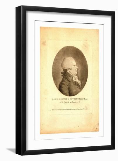 Louis Bernard Guyton-Morveau, Born 1737-null-Framed Premium Giclee Print