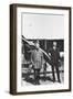 Louis Bleriot 1872-1936, French Aviator and the French Air Ace Adolphe Pegoud-null-Framed Photographic Print