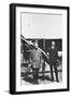 Louis Bleriot 1872-1936, French Aviator and the French Air Ace Adolphe Pegoud-null-Framed Photographic Print