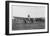 Louis Blériot About to Make the First Successful Flight across the English Channel, 1909-null-Framed Giclee Print